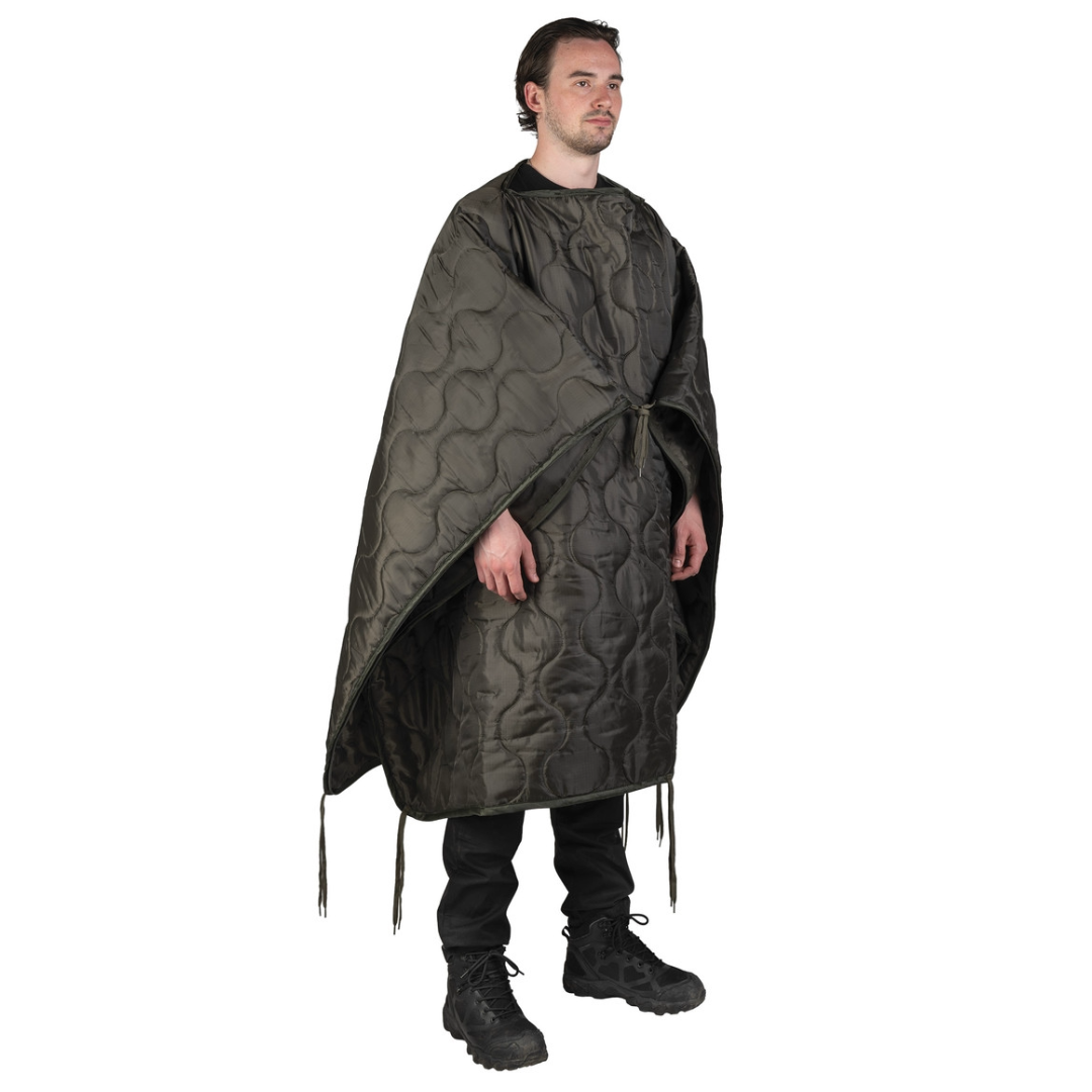 Mil-Tec OD Green Multi-Function Woobie/Poncho Liner w/Stuff Sack Mil-Tec OD Green Multi-Function Woobie/Poncho Liner w/Stuff Sack