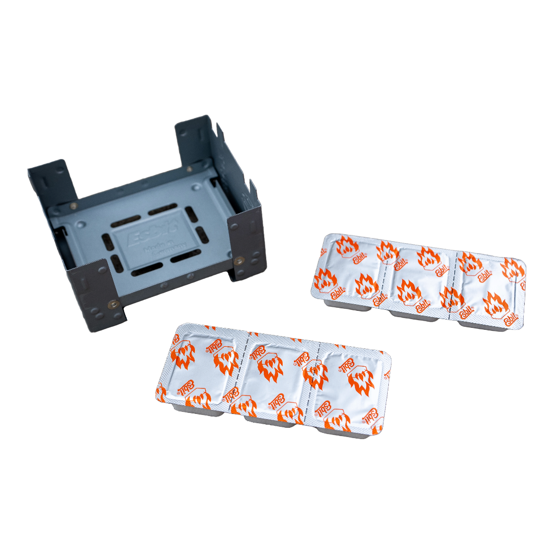 Esbit Folding Pocket Stove w/Solid Fuel Tablets – Americana Pipedream  Apparel