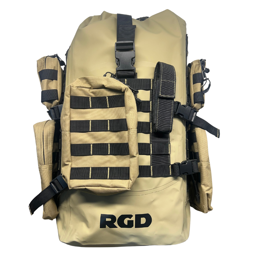 Waterproof Roll Top Bug Out Tactical Survival Backpack