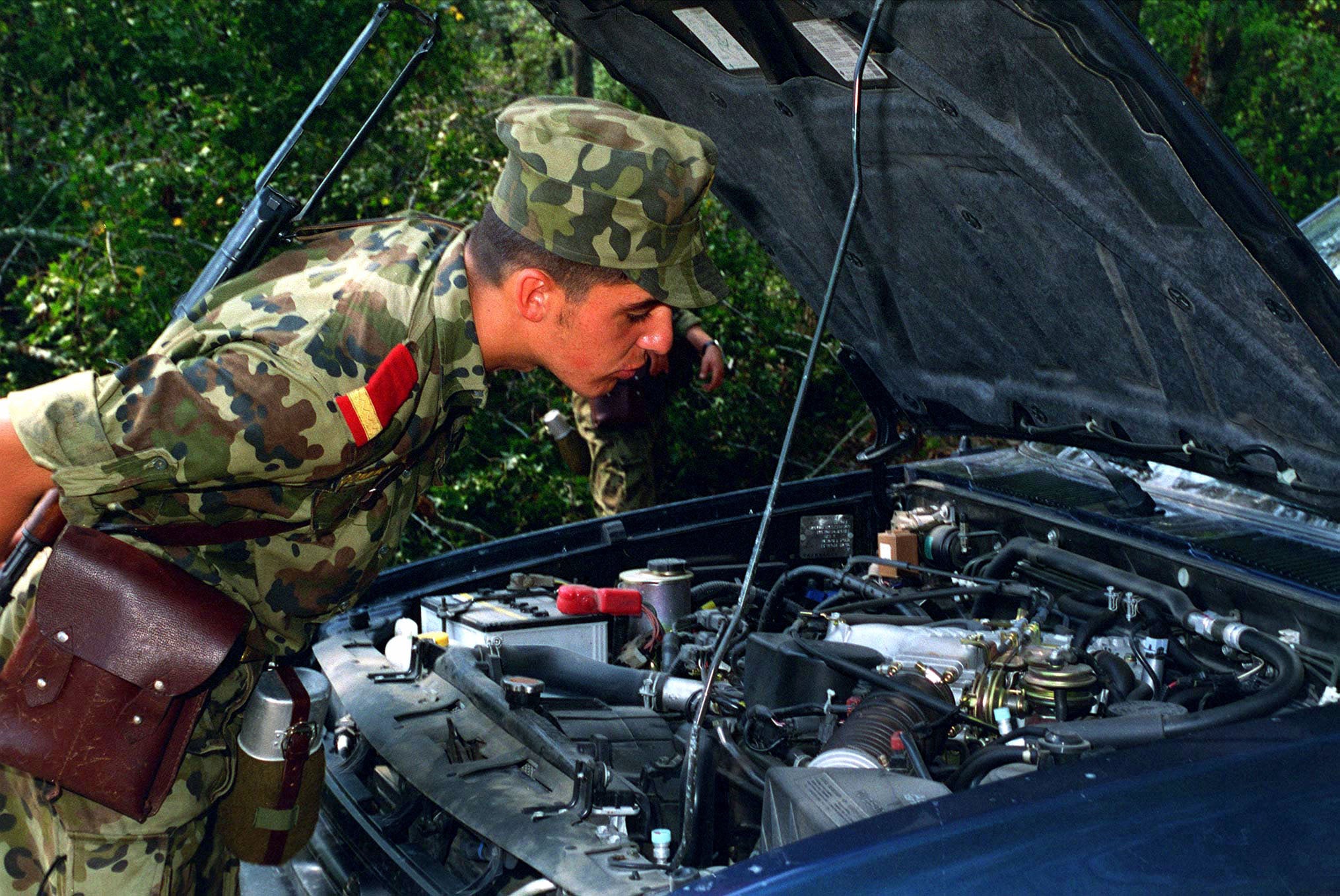 Issued Romanian M1990 "Leaf"/1994 "Fleck" Field Shirt