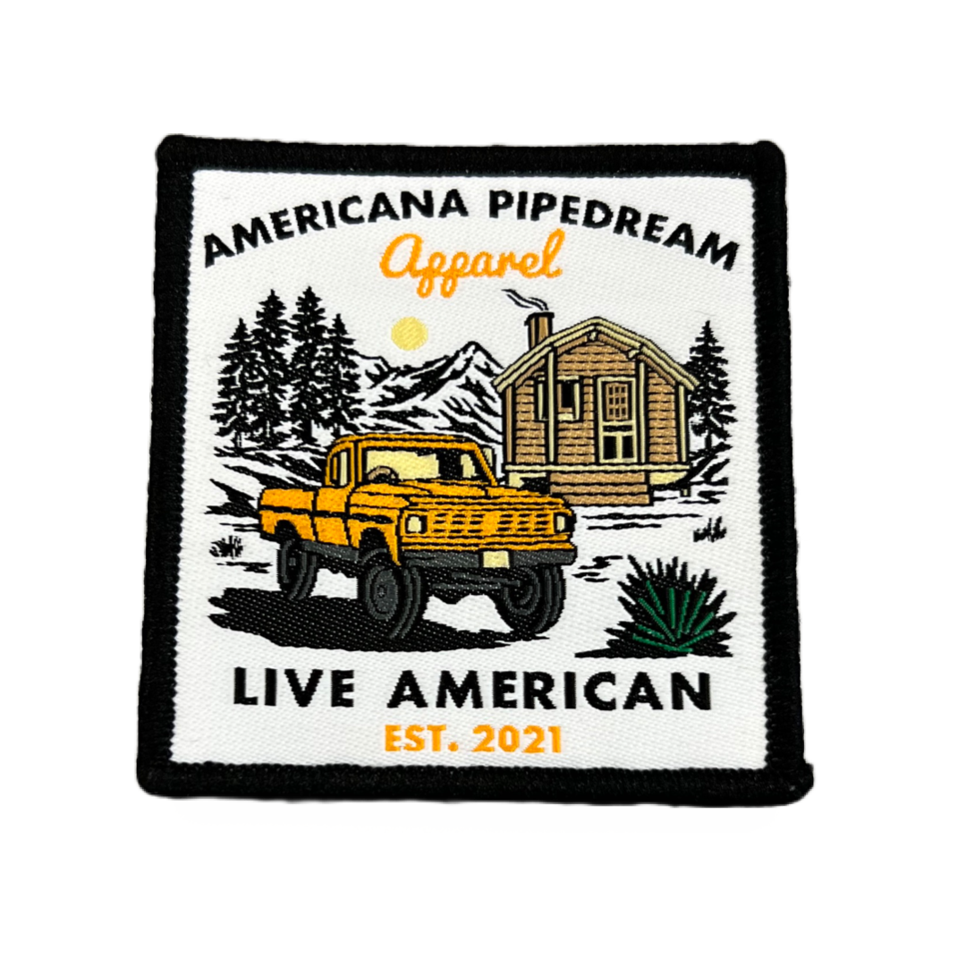 Americana Pipedream Woven Velcro Patch-Americana Pipedream Apparel