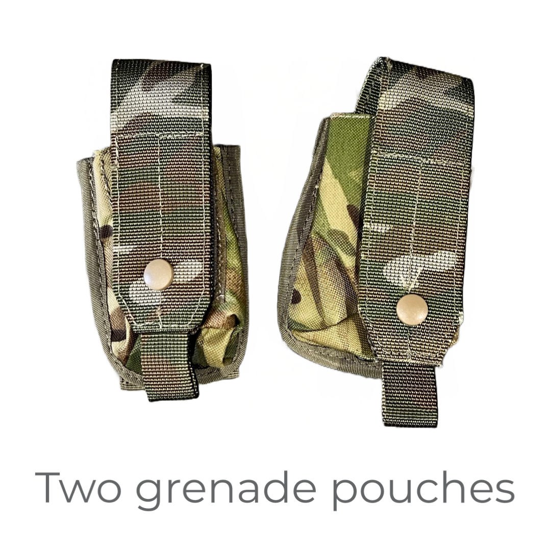 Unissued British MTP Mk. IV Osprey Plate Armor Carrier w/Pouches