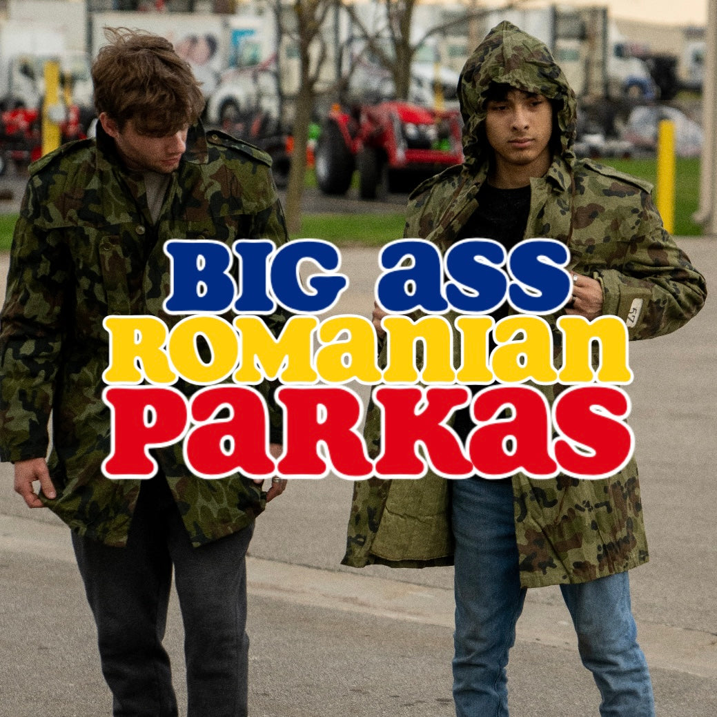 Issued Romanian M1990 Leaf Camouflage Parka w/Liner