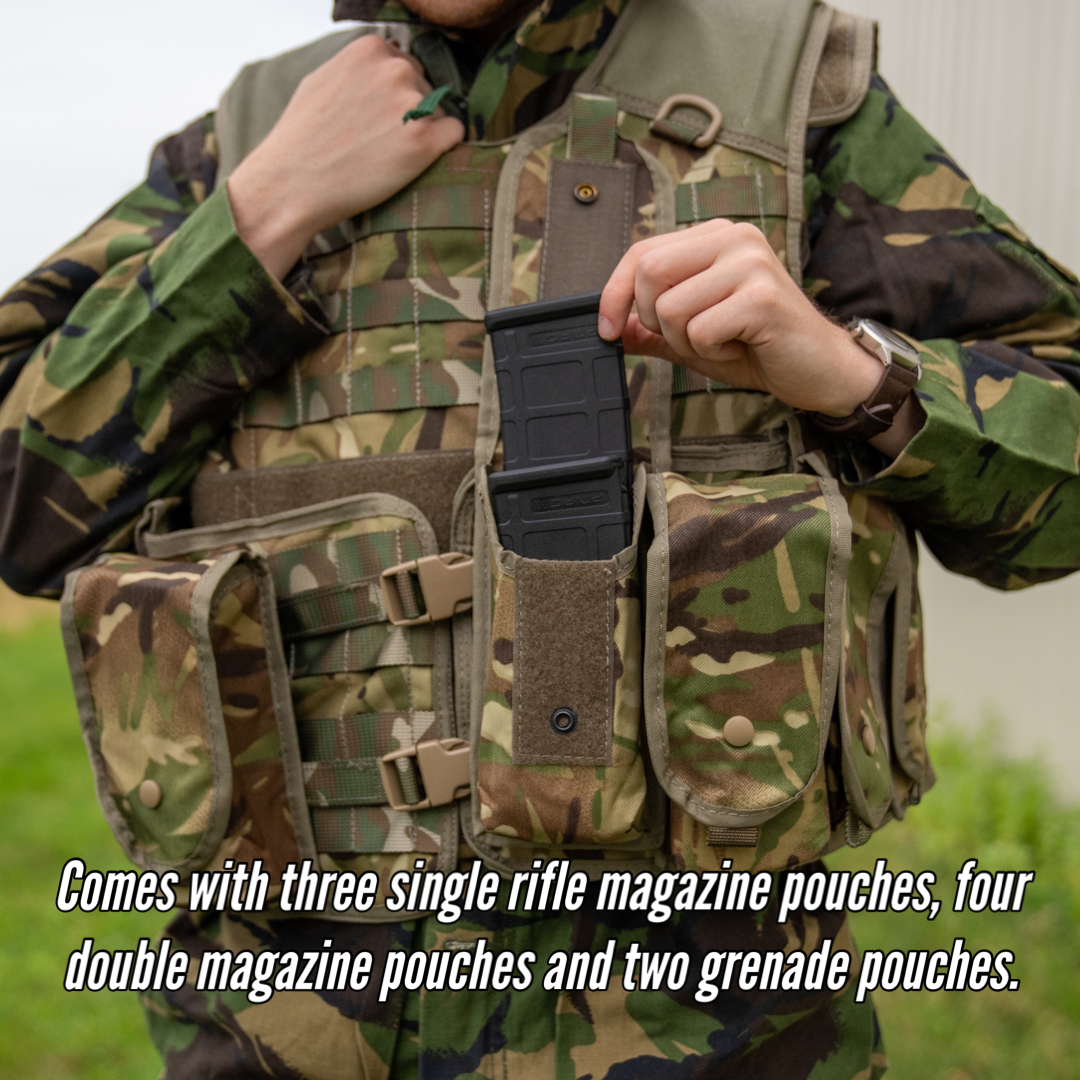 Unissued British MTP Mk. IV Osprey Plate Armor Carrier w/Pouches