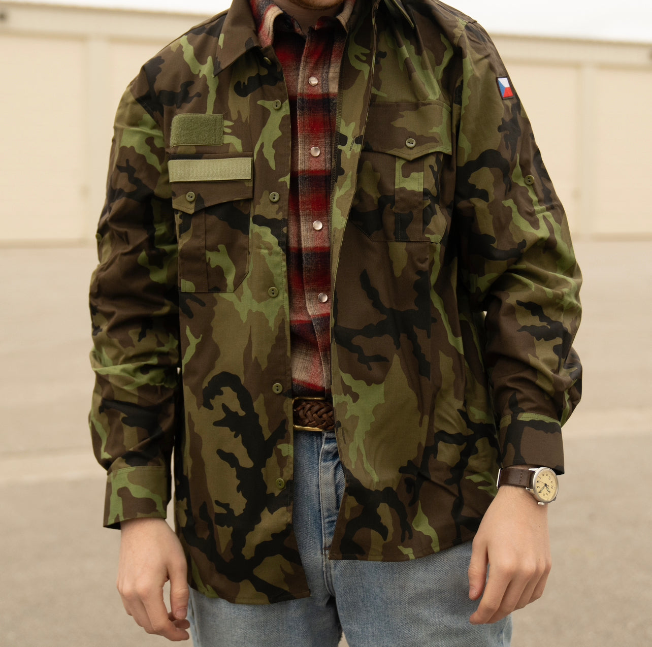 Unissued Czech Vz. 95 "Leaf" Camouflage Field Shirt