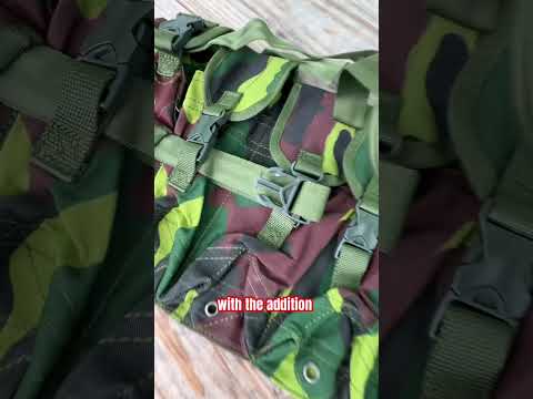 Load video: Vietnamese K07 Woodland Chest Rig