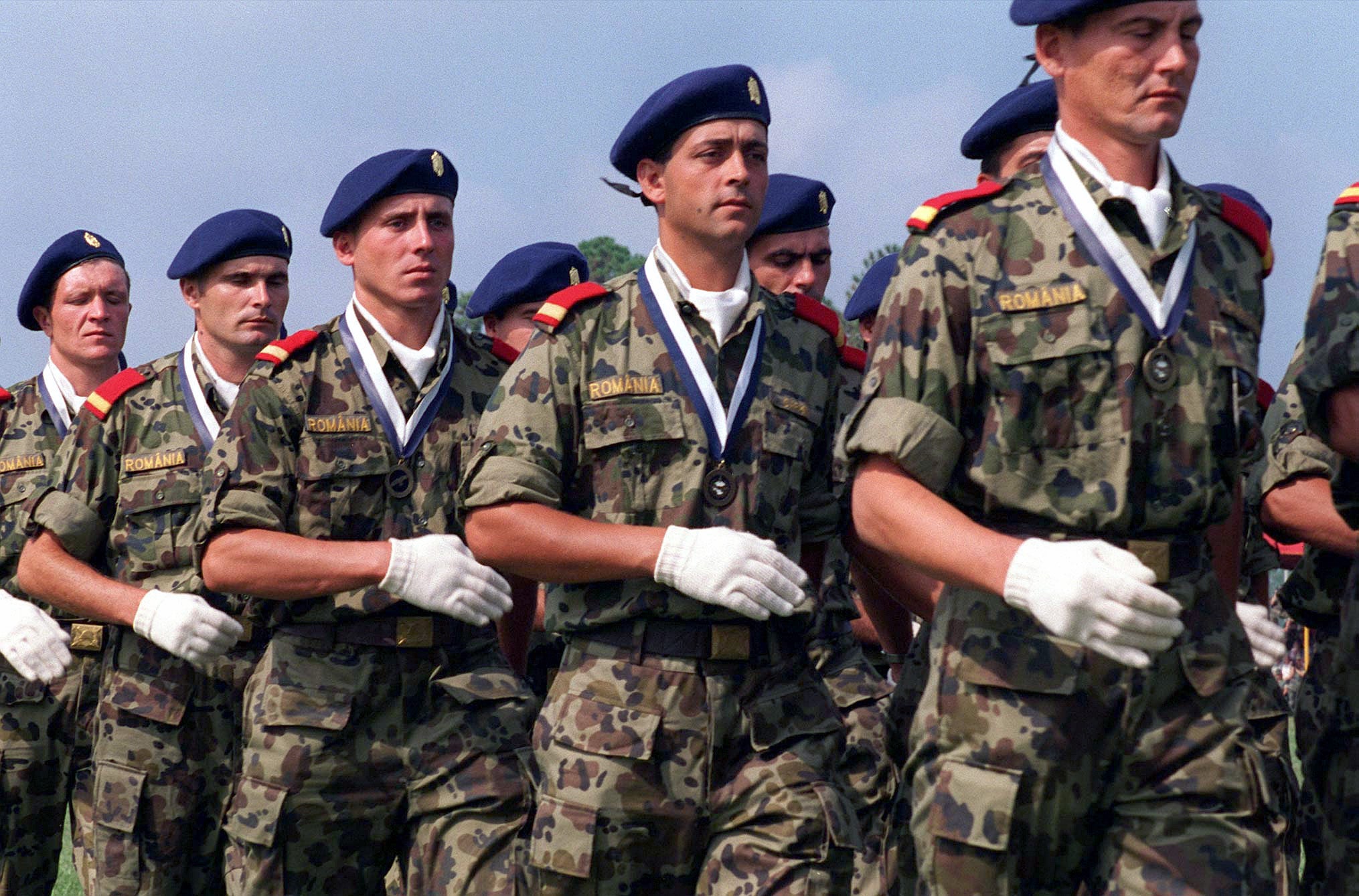 Issued Romanian M1990 "Leaf"/1994 "Fleck" Field Shirt