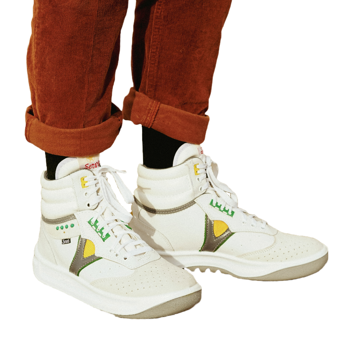 White Servis Cheetah High Top Sneakers – Americana Pipedream Apparel