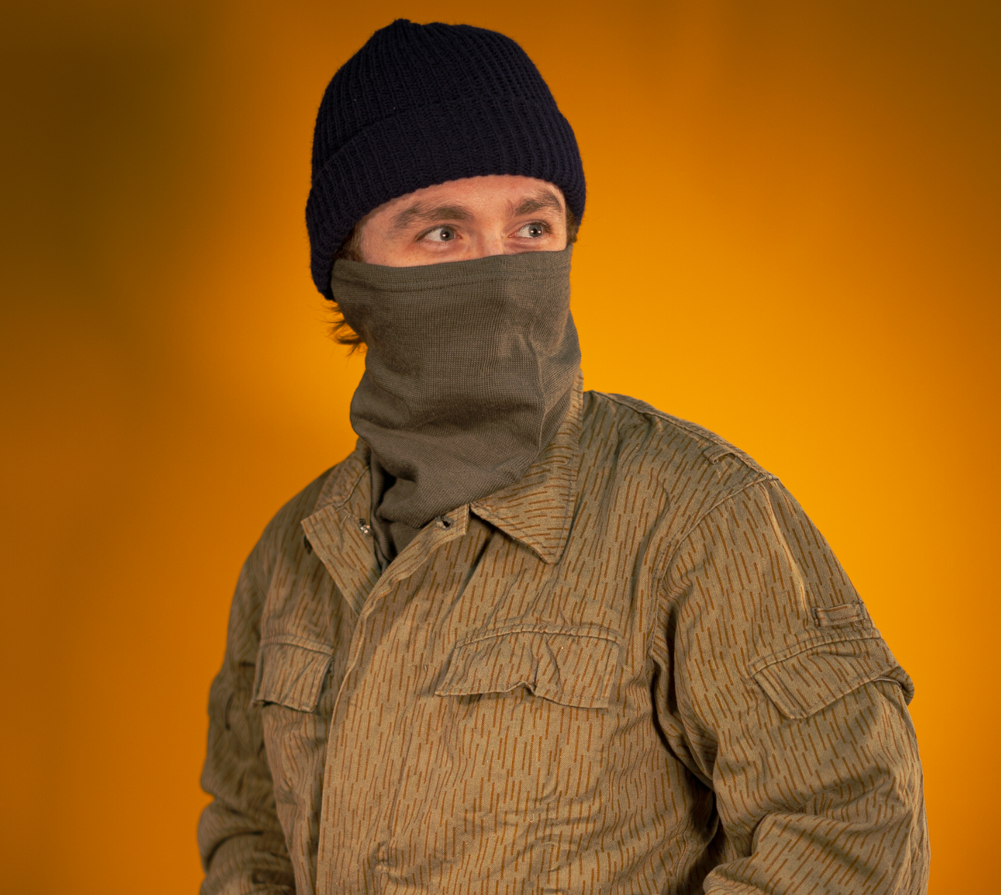 East German OD Wool Neck Gaiter