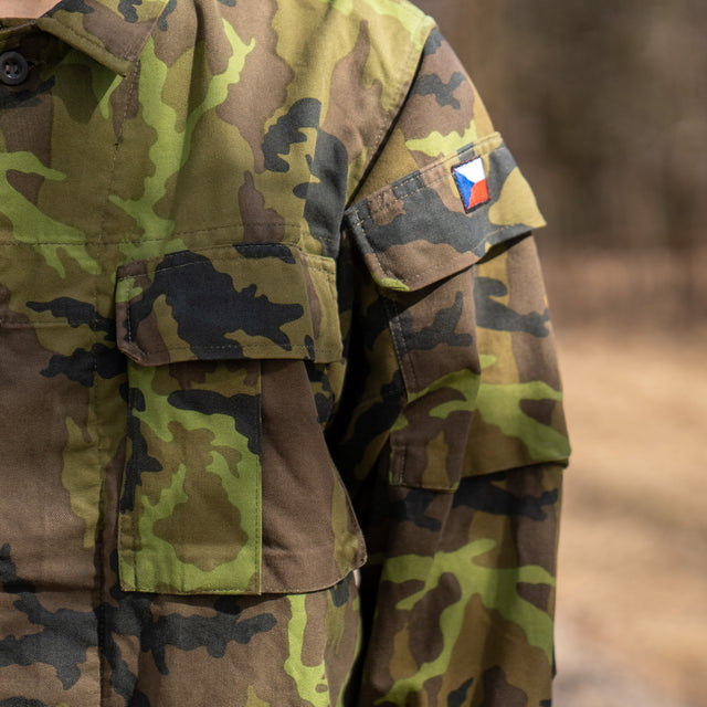 Issued Czech Vz. 95 "Leaf" Camouflage Field Jacket