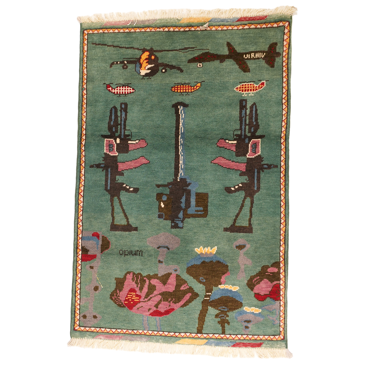 Soviet Afghan War Rug: Triple Threat – Americana Pipedream Apparel