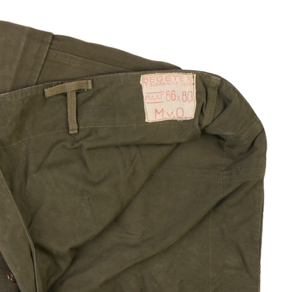 Vintage Dutch Canvas Fatigue Pants