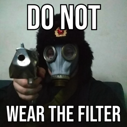 Soviet GP-5 Gas Mask Kit (Display Use Only)