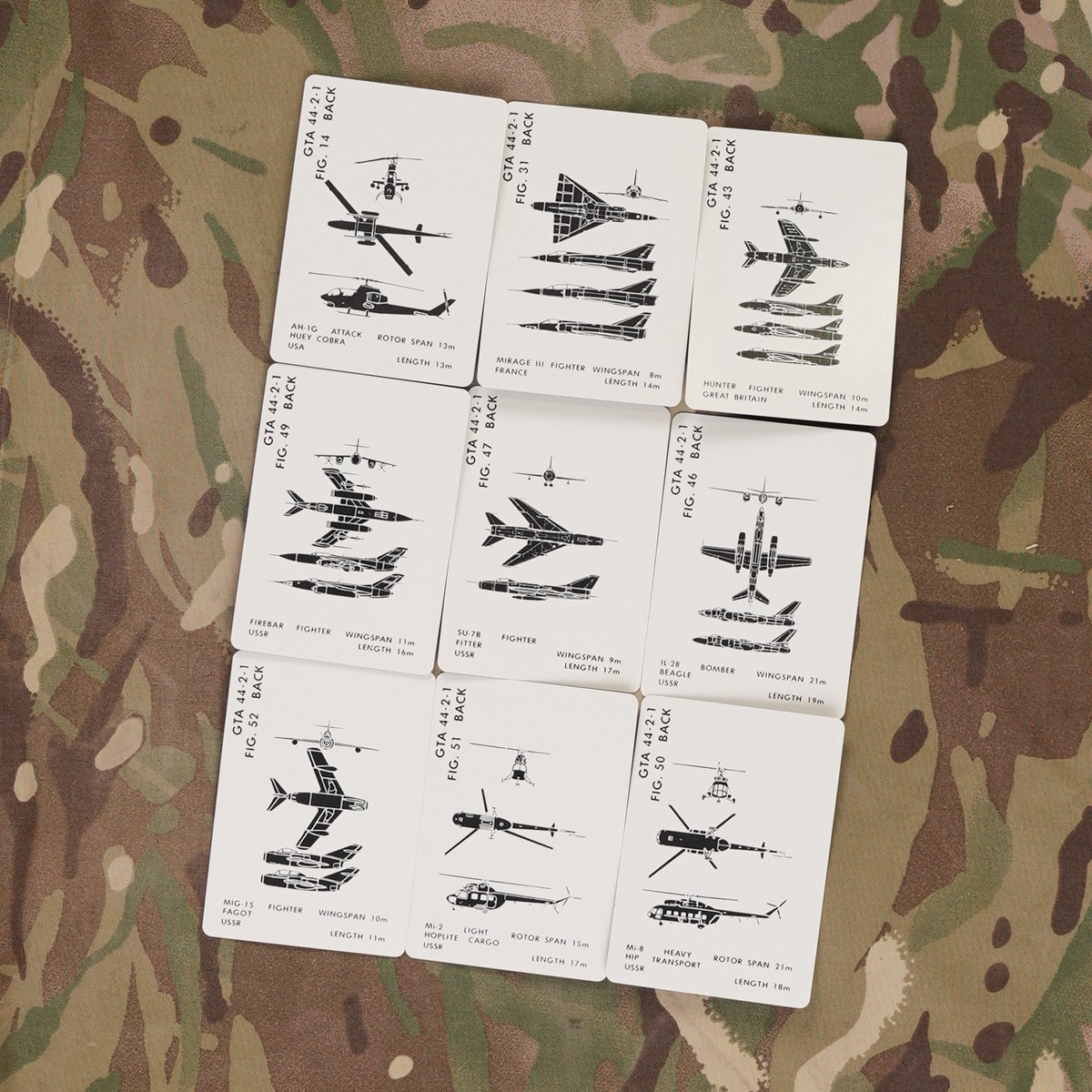 Vintage Aircraft Recognition Card Deck – Military Surplus – Americana ...