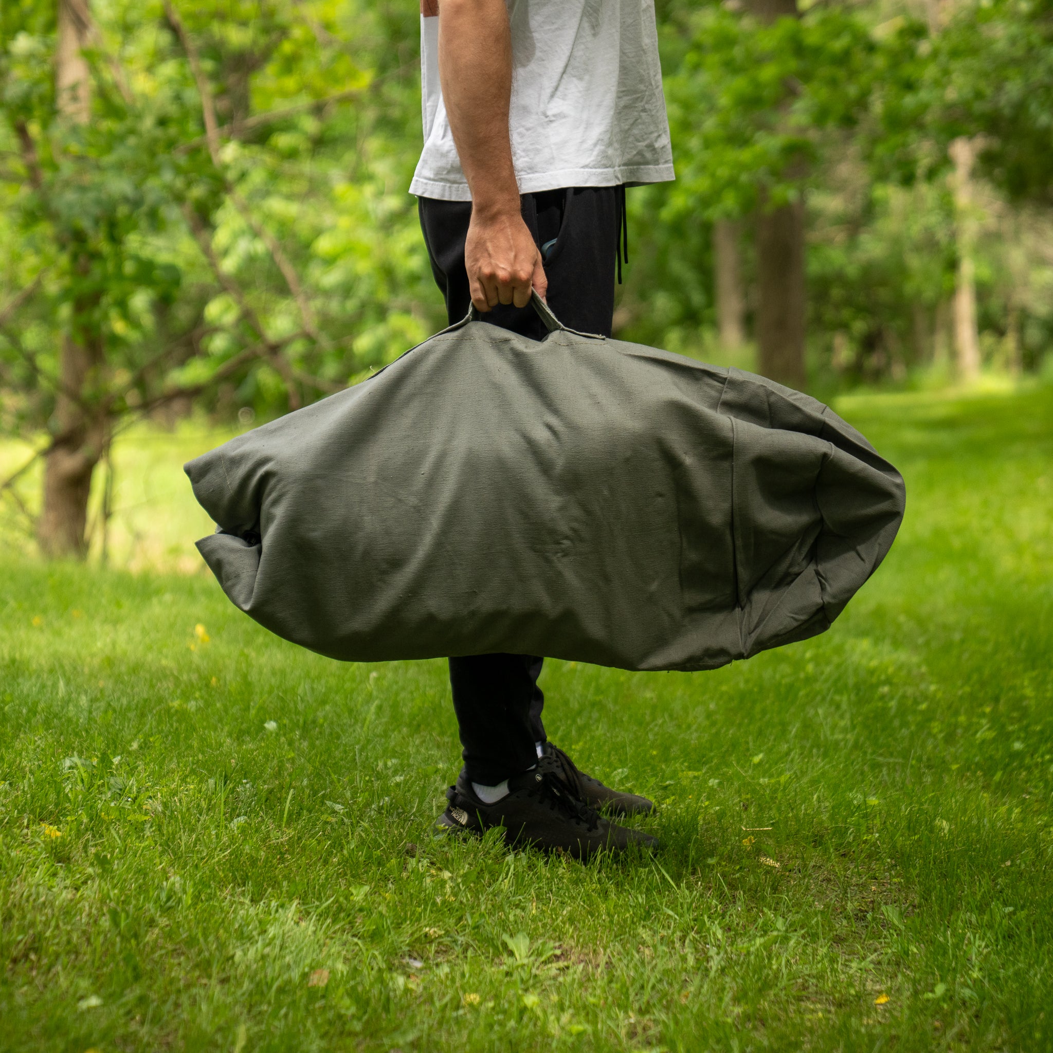 Greek Cotton Duffle Bag