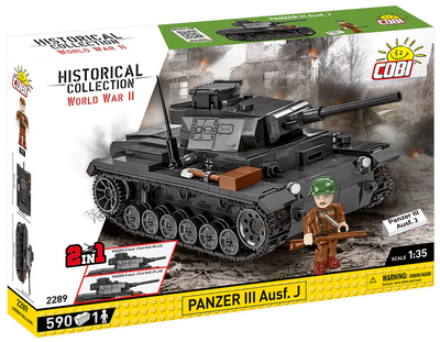 COBI Panzer III Ausf. J Tank : Set #2289