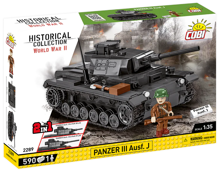 COBI Panzer III Ausf. J Tank : Set #2289