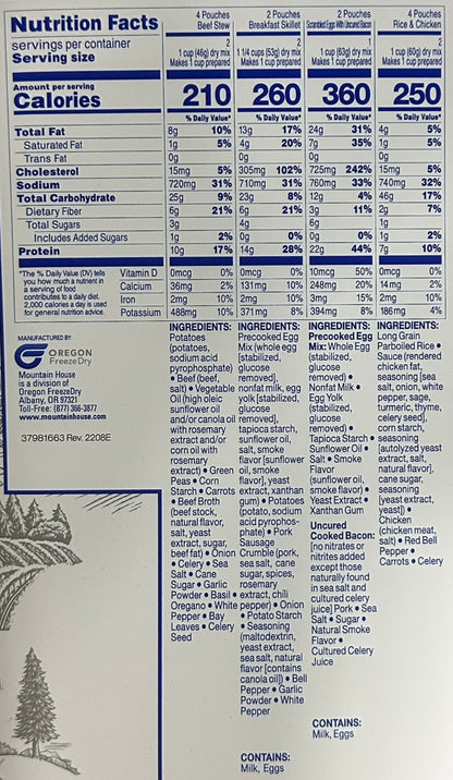 Essential Meal Assortment Bucket