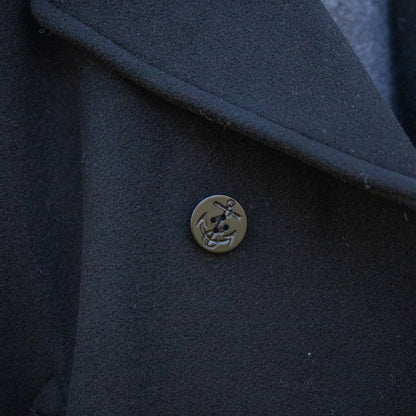 Mil-Tec US Navy Black Wool Peacoat
