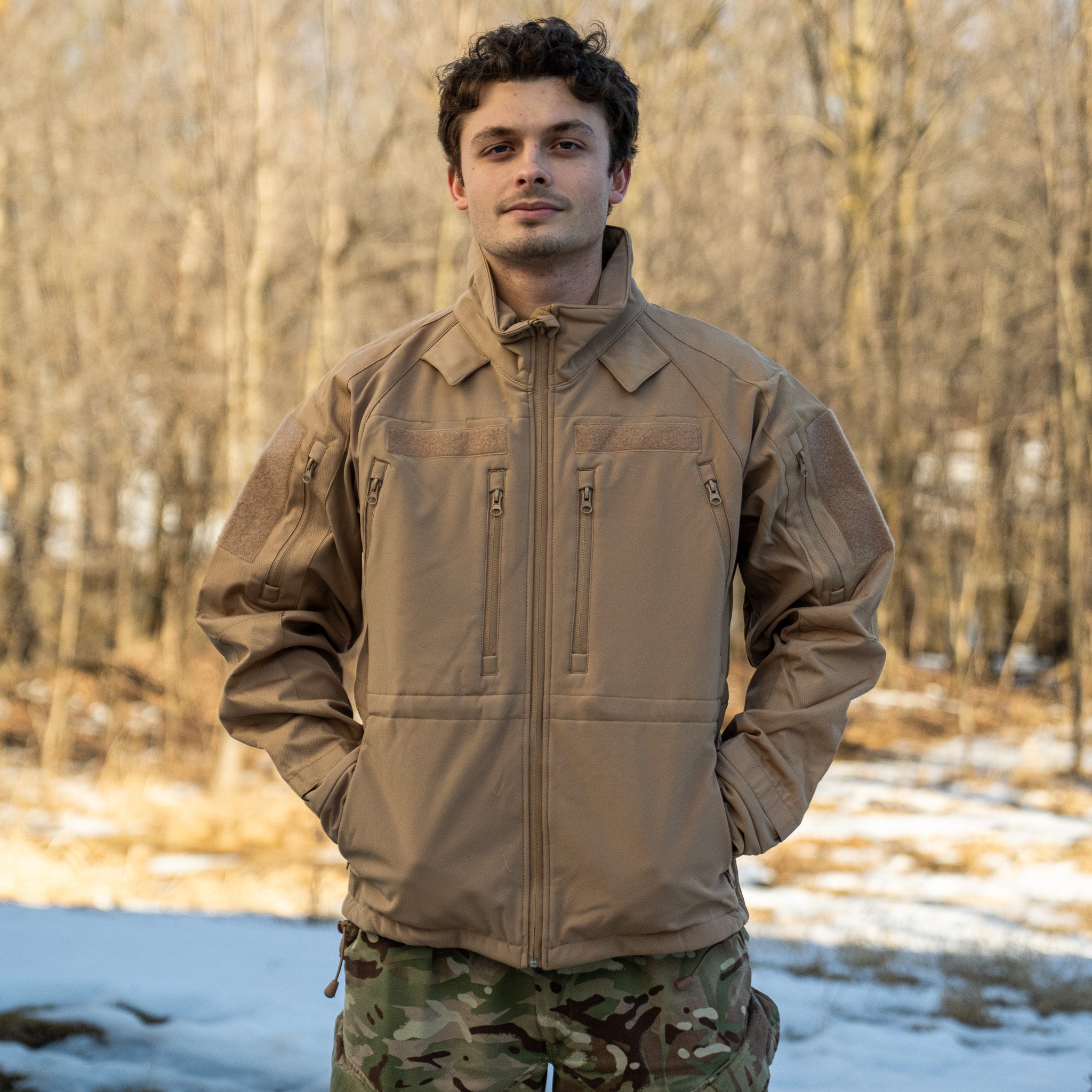 Mil-Tec Coyote Softshell Plus Jacket