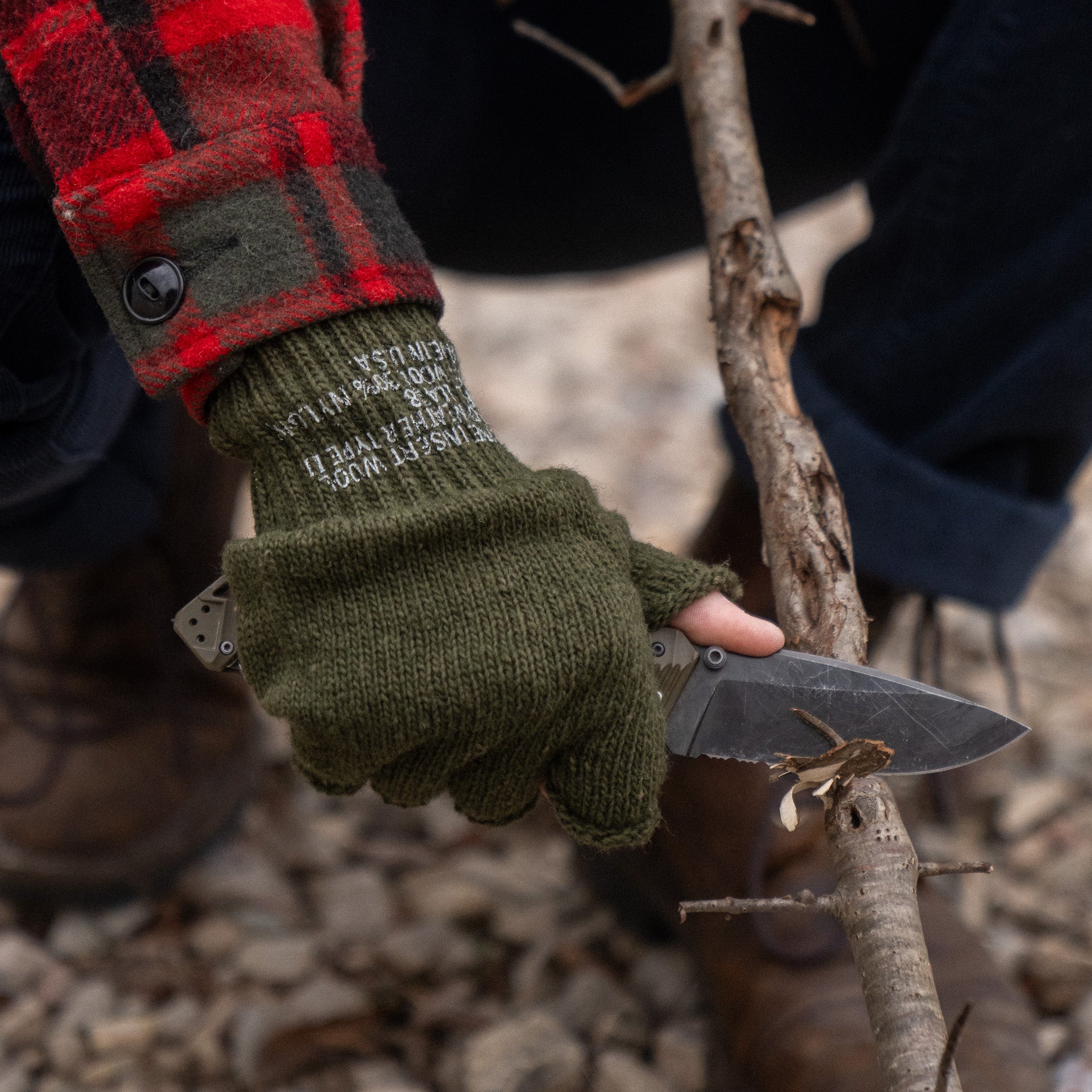 USGI Fingerless Gloves