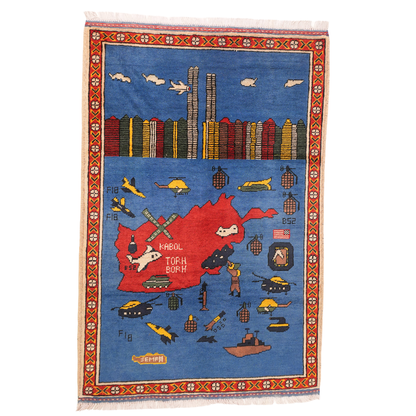9/11 Tora Bora Invasion Afghan Rug