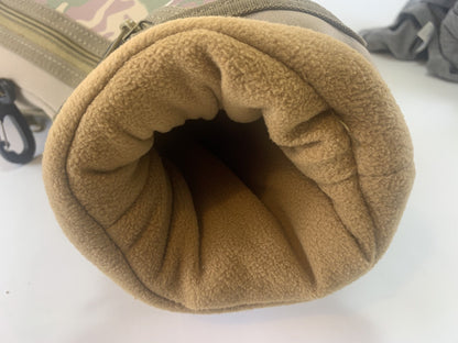 RUGID Hand Warmer Muff - Neoprene Waterproof & Windproof with Waist, Belt Loop or Neck Strap - Mountain Camo