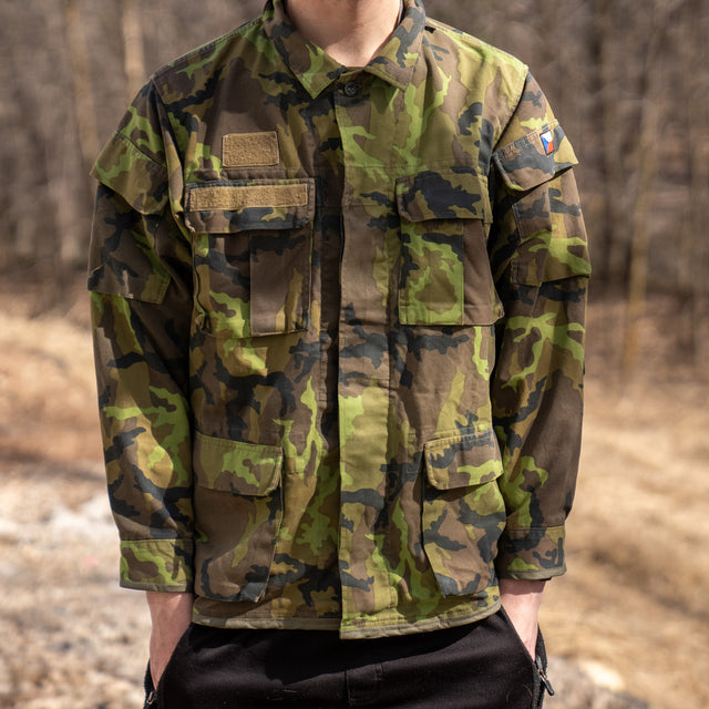 Issued Czech Vz. 95 "Leaf" Camouflage Field Jacket