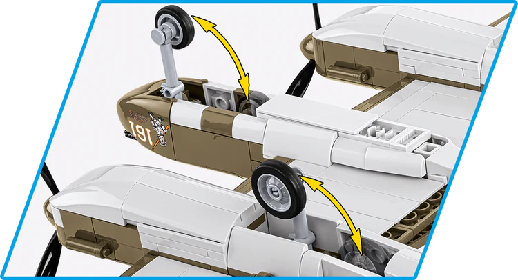 COBI Lockheed P-38 Lightning (H) Fighter : Set #5763