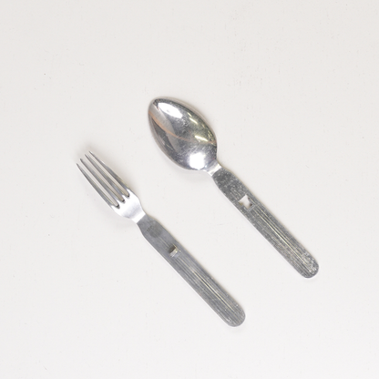 Unissued East German Army Fork & Spoon Set