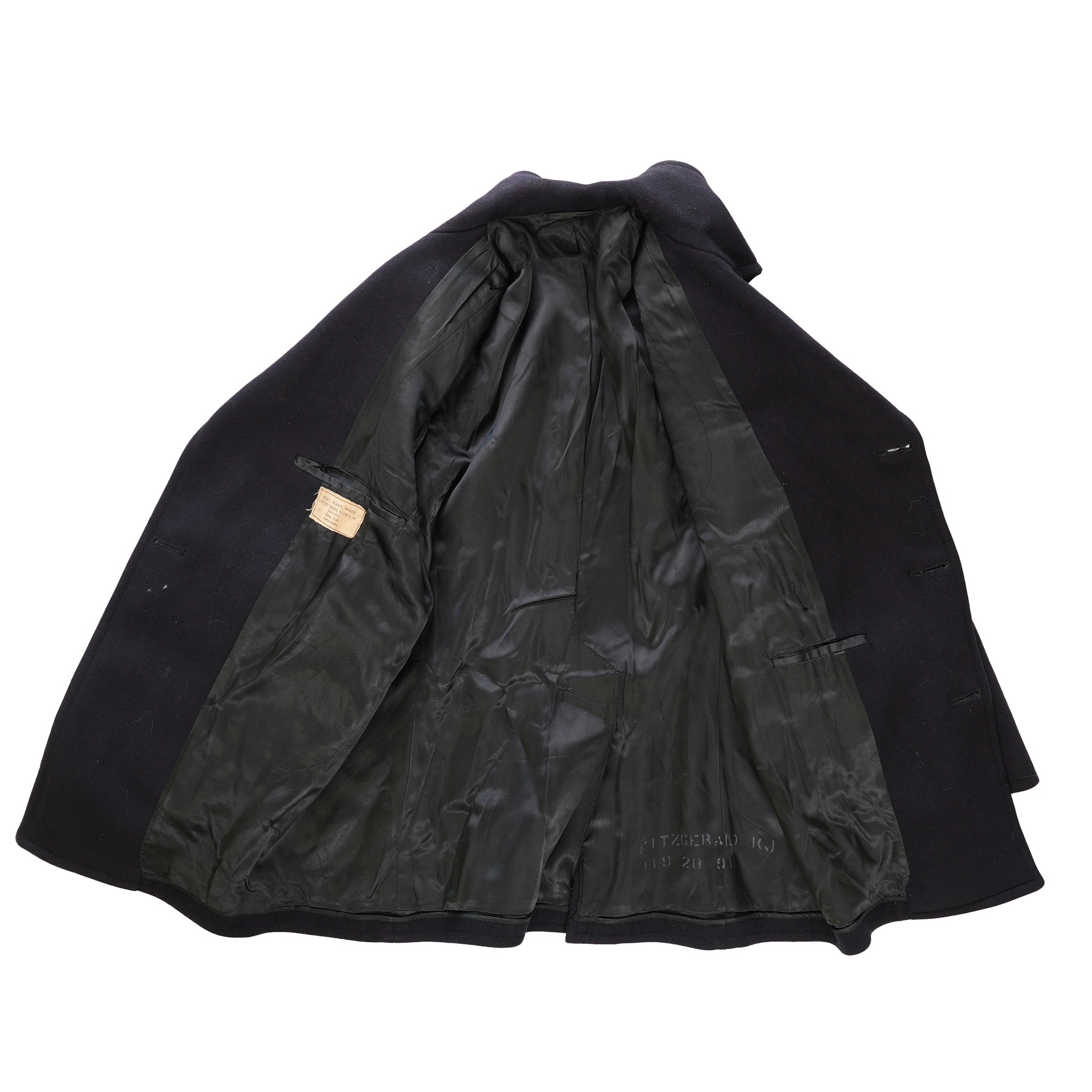 Grade 2 Vintage US Navy Blue Peacoat