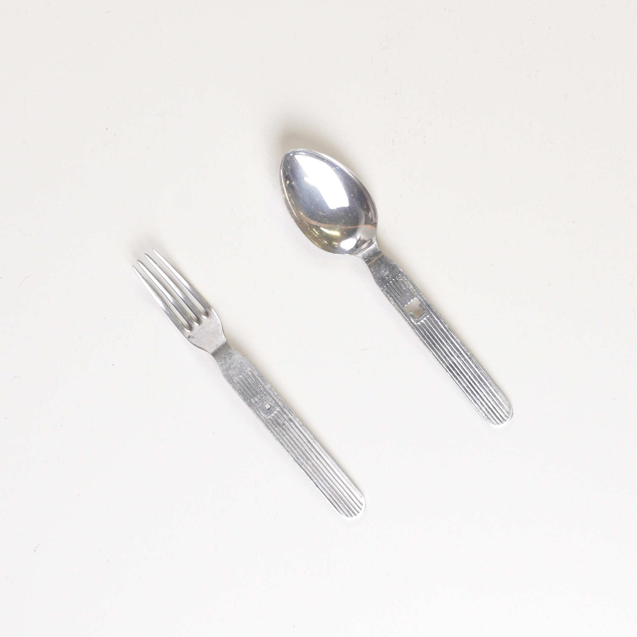 Unissued East German Army Fork & Spoon Set