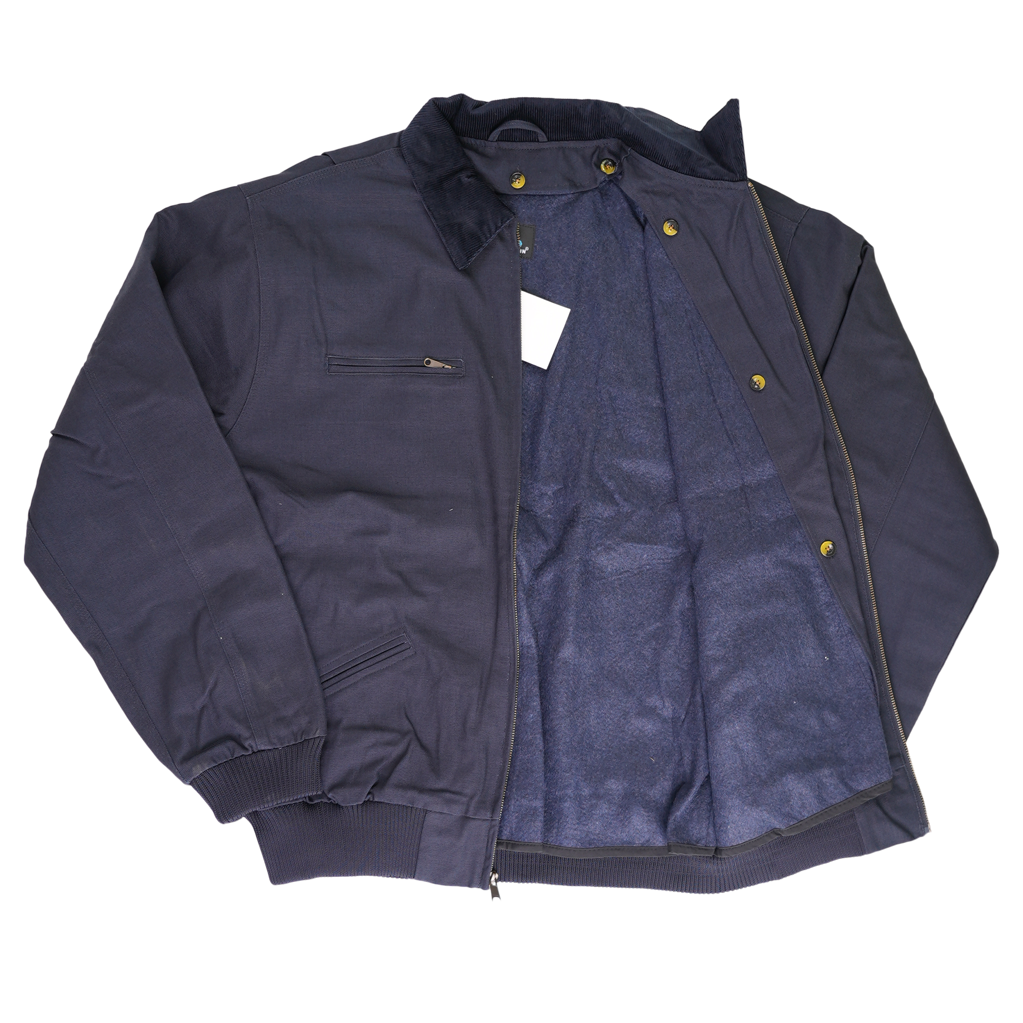 Deadstock Tri Mountain Jacket - Navy Blue