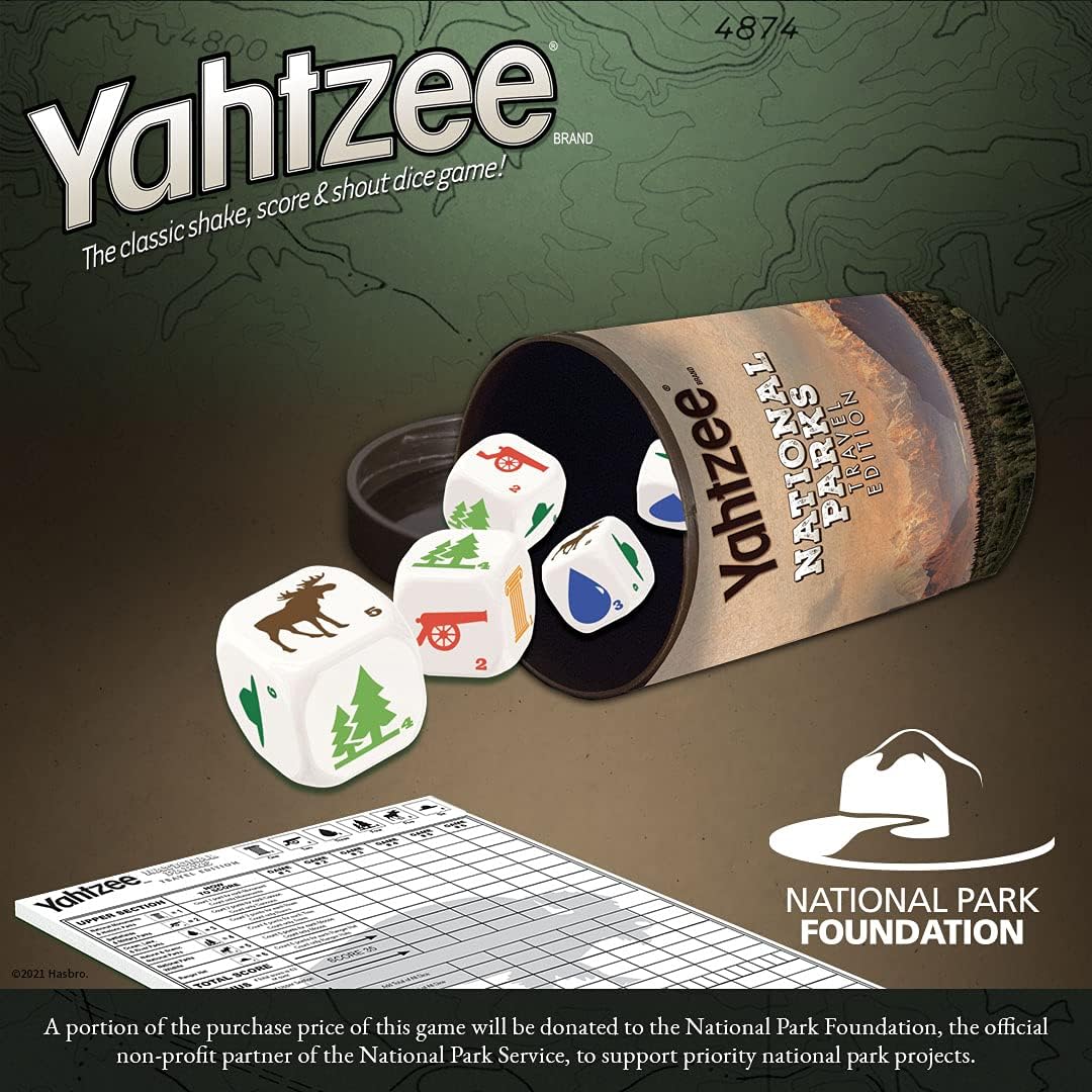 Hasbro Yahtzee - National Parks Edition