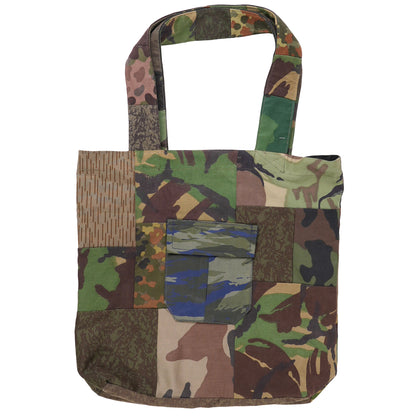 Handmade Patchwork Camo Tote Bag