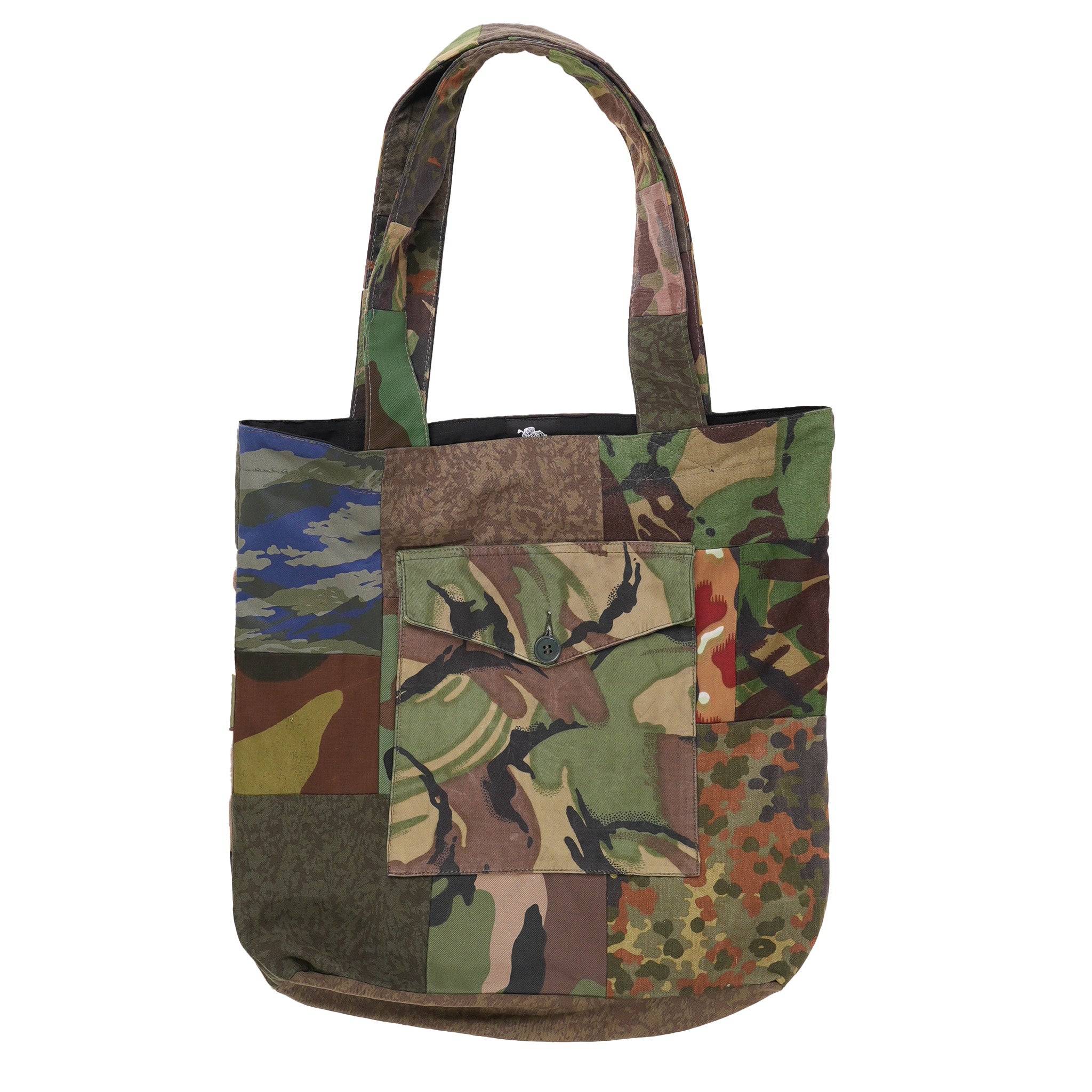 Handmade Patchwork Camo Tote Bag
