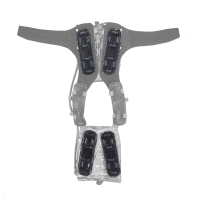ICEVENTS® Classic Plate Carrier Ventilation Pontoons (Crye AVS Harness Pad Set, hook backing, 2 / 4 / 6 Packs, fits any loop-lined plate carrier, cummerbund)