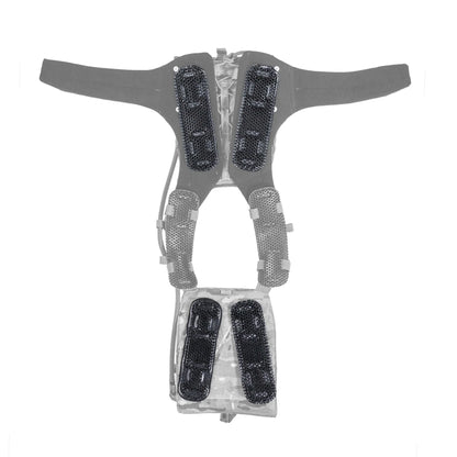 ICEVENTS® Classic Plate Carrier Ventilation Pontoons (Crye AVS Harness Pad Set, hook backing, 2 / 4 / 6 Packs, fits any loop-lined plate carrier, cummerbund)