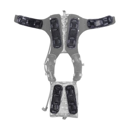 ICEVENTS® Classic Plate Carrier Ventilation Pontoons (Crye AVS Harness Pad Set, hook backing, 2 / 4 / 6 Packs, fits any loop-lined plate carrier, cummerbund)