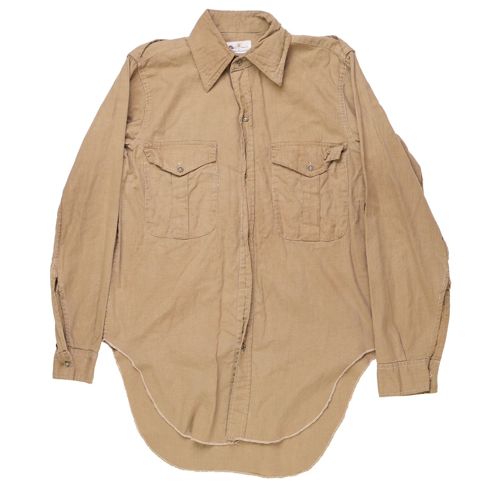 British WWII Areotex North African Drill Shirt