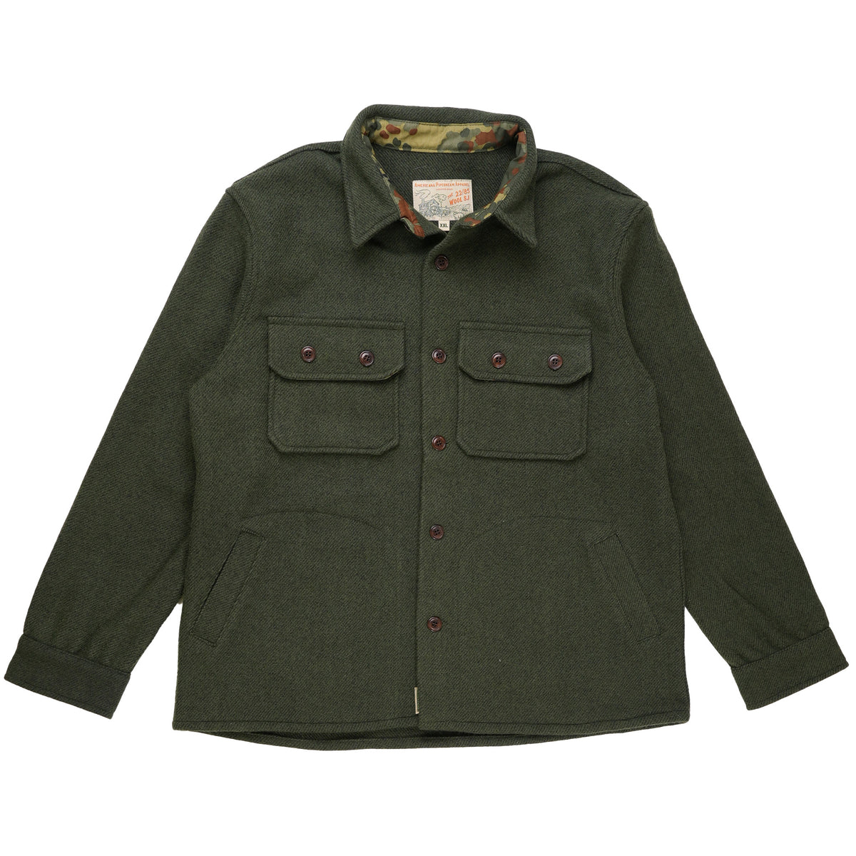 The 22/85 Wool Shirt Jacket – Americana Pipedream Apparel