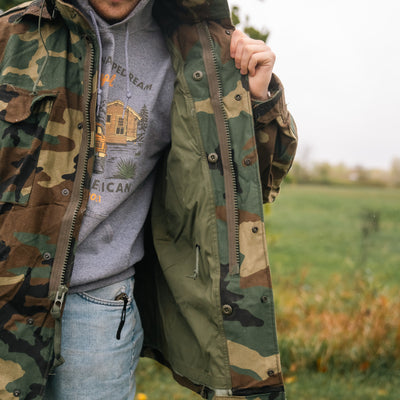Issued M81 Woodland M65 Field Jacket