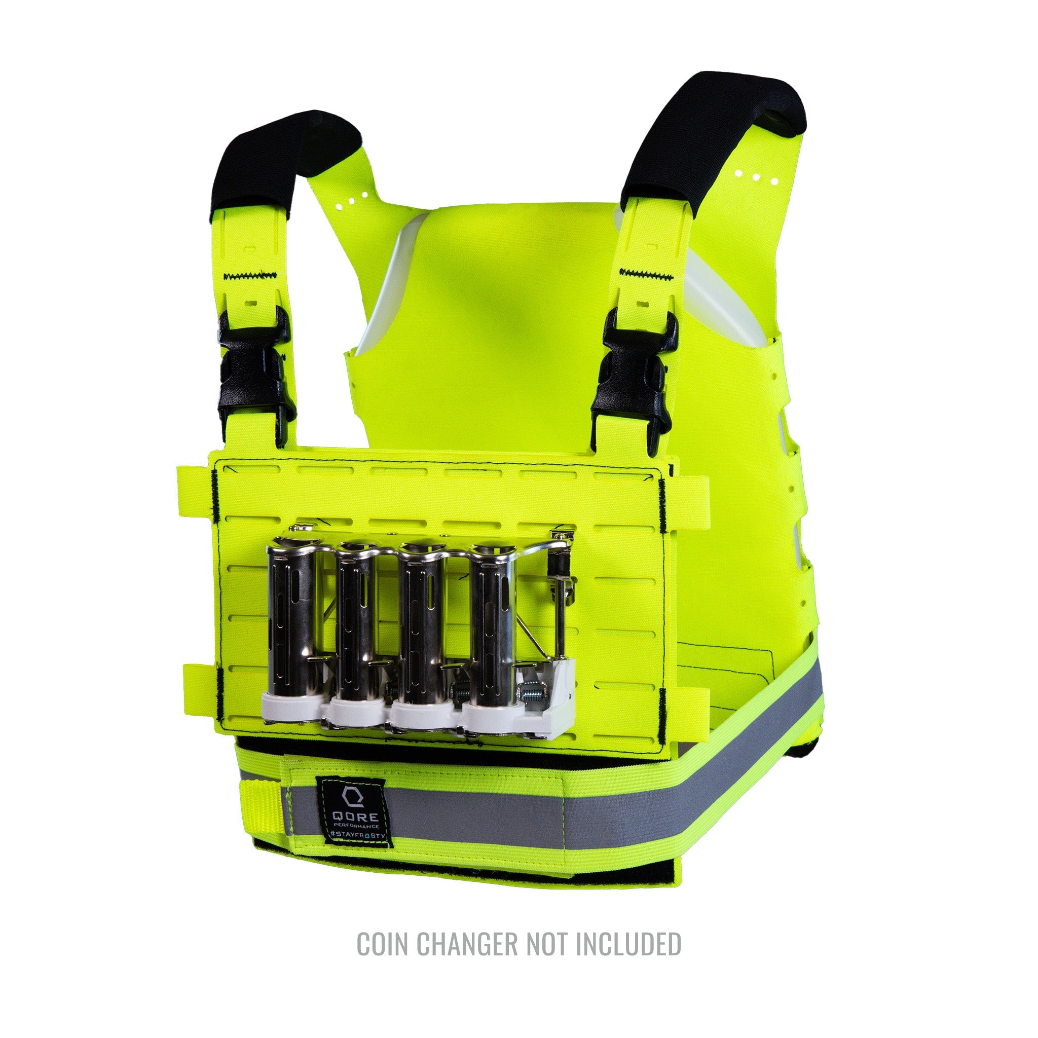 ICEPLATE® CashVest™ (QSR/Drive-Thru Specific Cooling, Heating and Hydration Safety Vest with 360° Reflective)