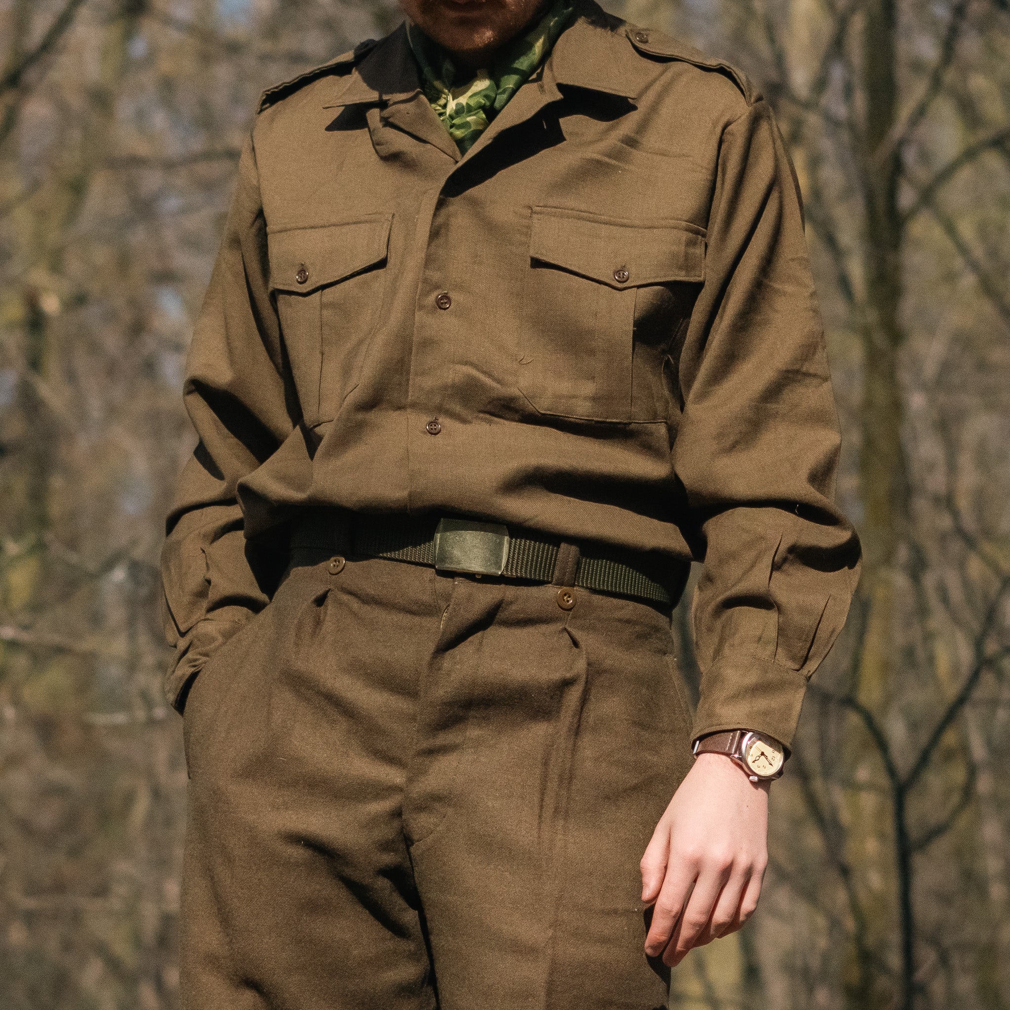 FRENCH WORK 50's～60's check wool slacks Grey French Check 1950's Peg Trousers