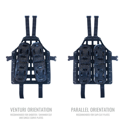 Universal Plate Carrier Ventilation Upgrade Kit - (FITS ANY PLATE CARRIER/BODY ARMOR, including USMC PC Gen III, US ARMY MSV, Crye JPC, CPC, SPC, FCPC v5, etc.)