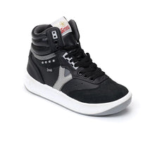 Load image into Gallery viewer, Black Servis Cheetah High Top Sneakers
