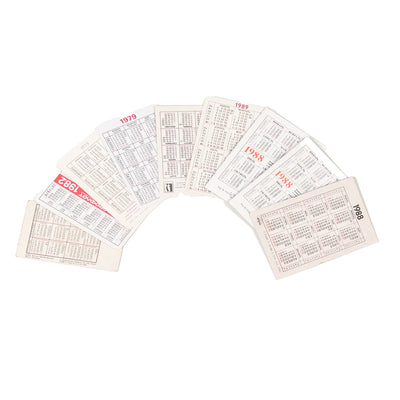 Soviet Calendar Card Grab Bag