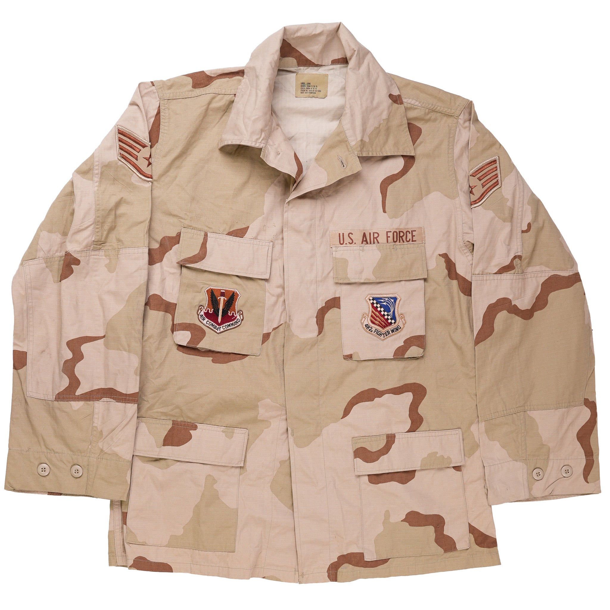 Issued USGI 3-Color Desert Field Shirt