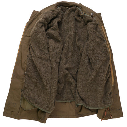 Unissued Czech Parka W/Hood & Faux Collar