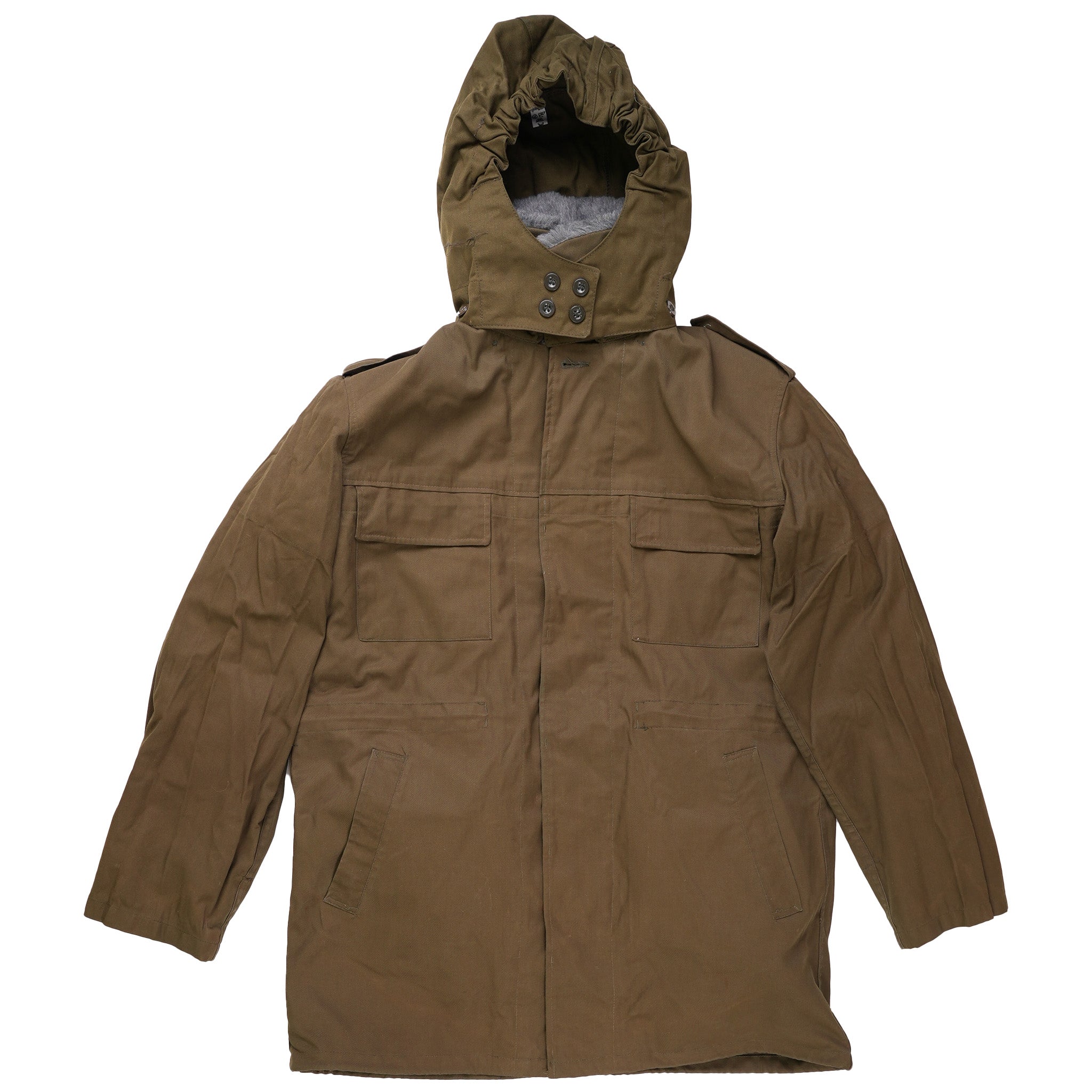 Unissued Czech Parka W/Hood & Faux Collar – Americana Pipedream